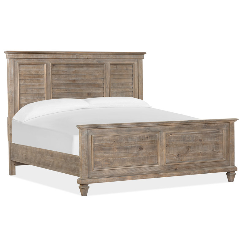 Cal. King Shutter Panel Bed, Dovetail Gray, California King