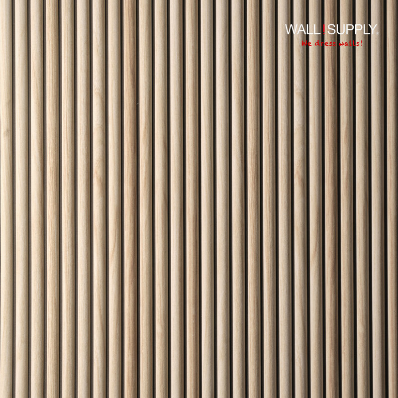 Natural 3D Textured Wall Panel Set, 19.69" x 45.67"