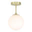 Plafonnier semi-encastré 1 lumière Andren-1115016047