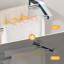 Porte-serviettes double 24 po en acier inoxydable robuste pour salle de bain SUS304-114376406