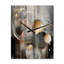 Janett - Horloge murale moderne en marbre abstrait-66055275