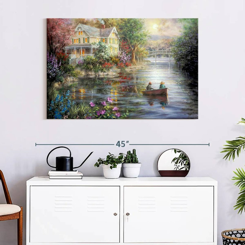Lilie The Evening Reflections, 26" H x 39" W