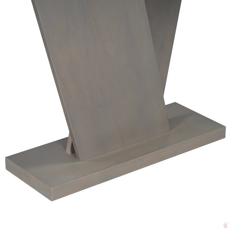 Emilio Console Table with Wood Veneer, Grey