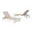 Outdoor Patio Aluminum Chaise Lounge, Set Of 2-823271202