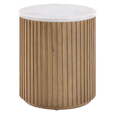 Fiammetta Marble End Table