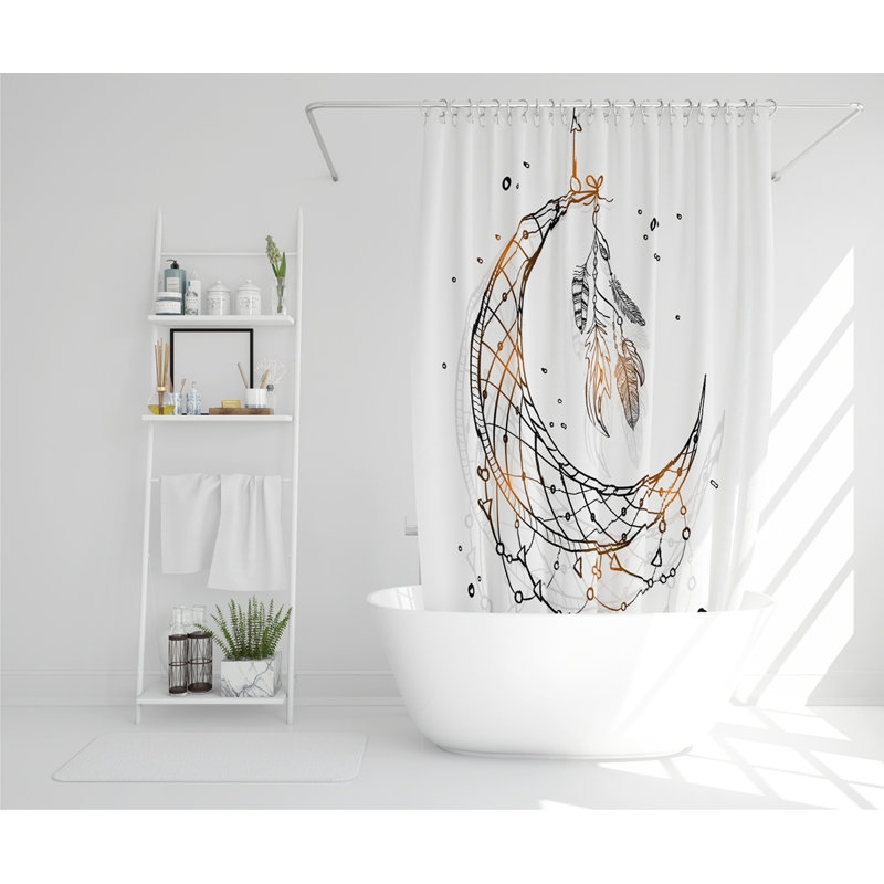 Brose Polyester Shower Curtain Set