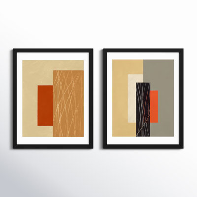 Rhythm 2-Piece Print Set by Robert Kamnatnik