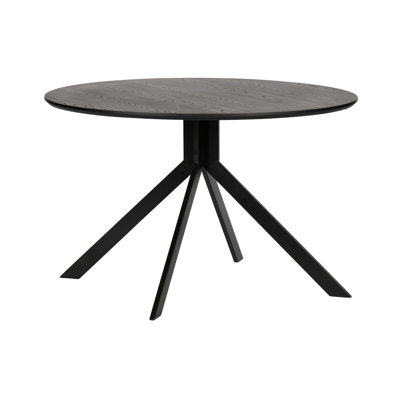 Bruno Round Metal Base Dining Table