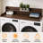 2-tier Washer Dryer Countertop Shelf, Wood Laundry Counter Topper With Edge Guard, Multi-functional Storage Organizer For Laundry Room