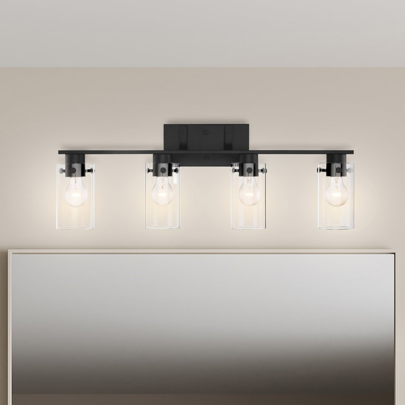 Barines 4 - Light Dimmable Vanity Light, Matte Black