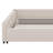 Upholstered Platform Bed with USB and Twin Size Trundle-94375232