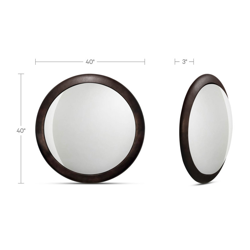 Otis Mirror Blackened Bronze