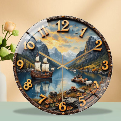 Horloge murale 12 po