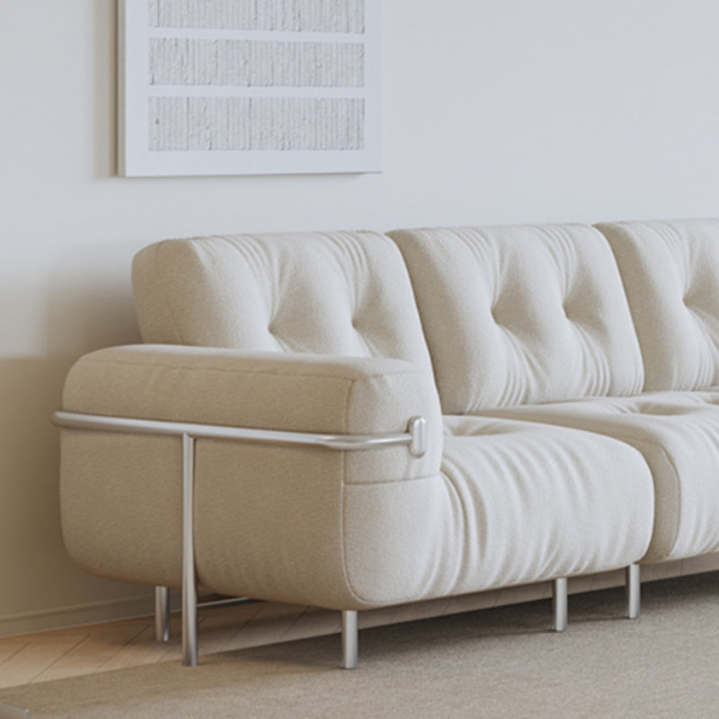 White High-Back Sofa