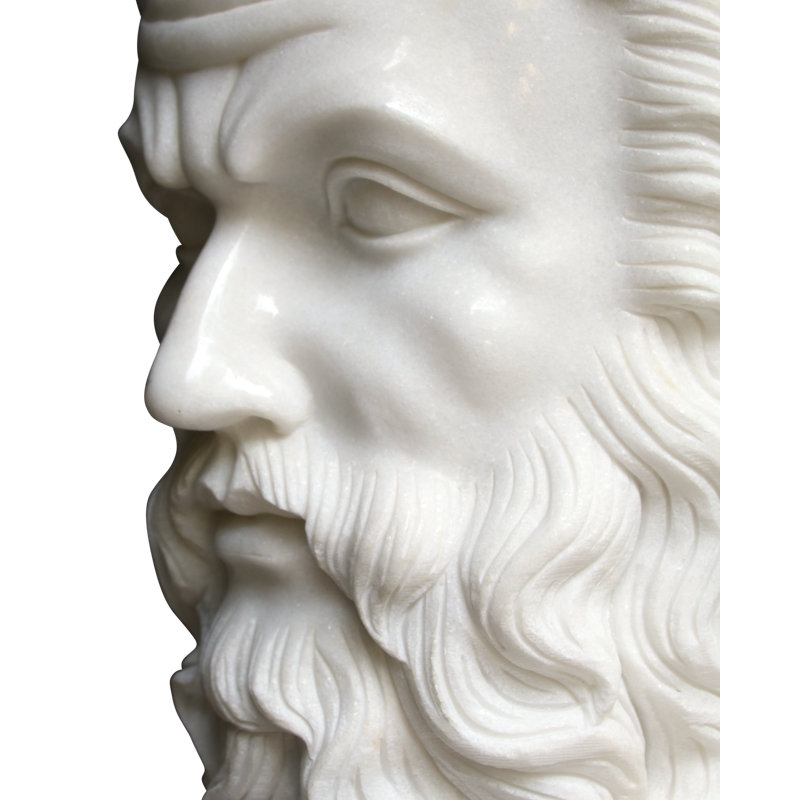 Sculpture buste en marbre Hector