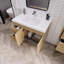 Ensemble de meuble-lavabo simple mural 35 po Hebersham-1080338848