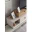 Keikei TV Stand for TVs up to 65" with Fireplace Included