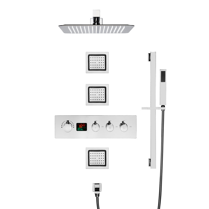 All-In-One Kit with Rough in-Valve, Chrome