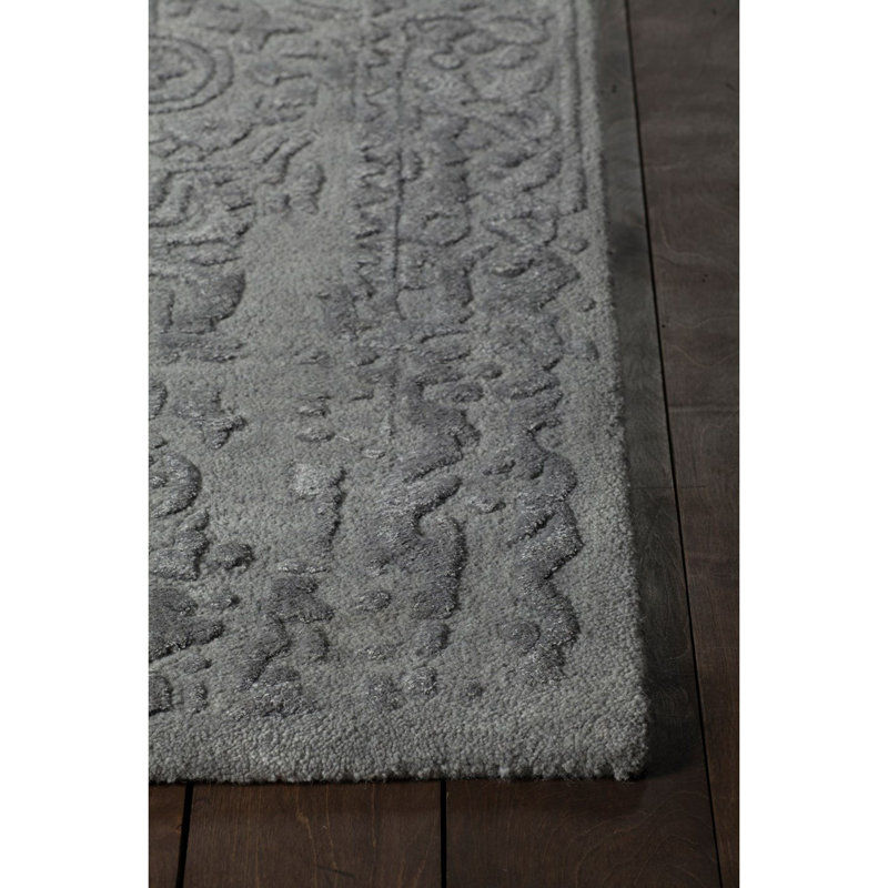 Wool Abstract Indoor Rug, Rectangle 7'9" x 10'6"