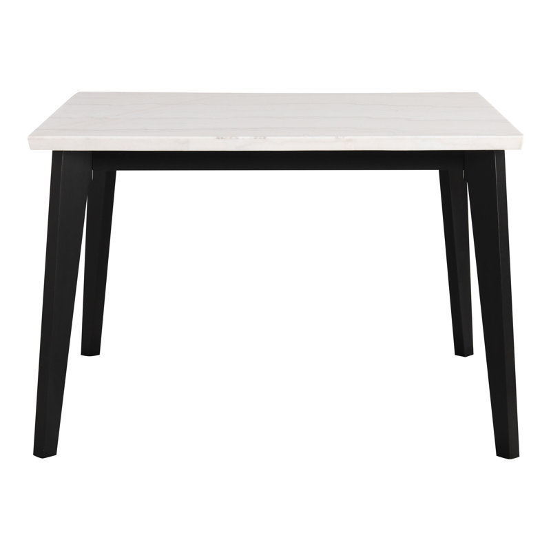 Woburn Square Marble Dining Table, 37" H x 54" L x 54" W