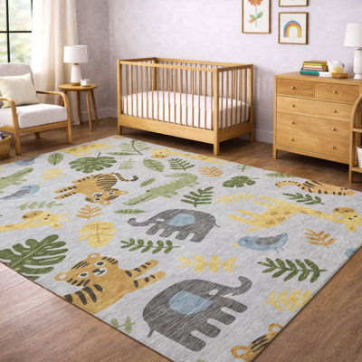 Tapis pour enfants Villers AMF2578 de qualité supérieure, lavable à la machine