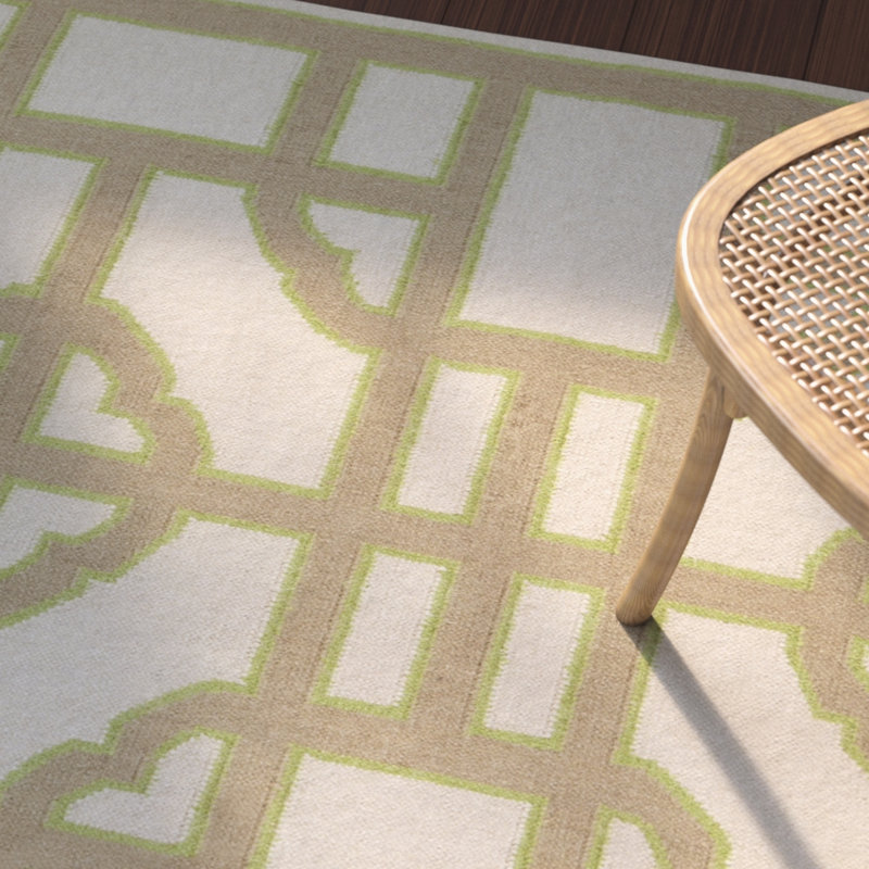 Roberta Wool Geometric Indoor Rug, Rectangle 2' x 3'