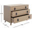 Commode anglaise 3 tiroirs Damanpreet-1190627843
