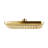 Kingston Brass Shower Scape 9-5/8-Inch Square Rainfall ABS Shower Head-52973332
