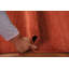 Tapis rayé orange Gabbeh pour vestibule 3 x 5