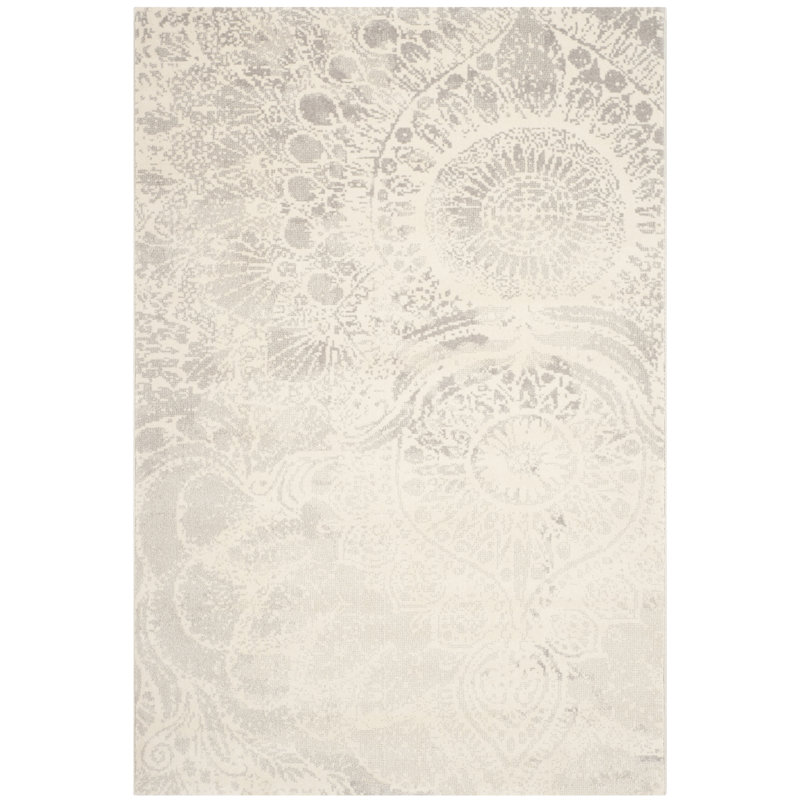 Hasseltine Performance Abstract Rug, Rectangle 4' x 5'7"