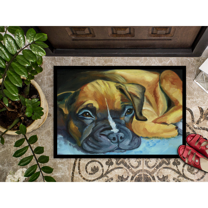 Wheelersburg Non-Slip Outdoor Doormat, Rectangle 2' x 3'
