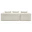 3 Seater Chenille Sofa-126642883