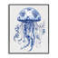 «Funky Toile Jellyfish», estampe numérique giclée encadrée-694465236-694465242