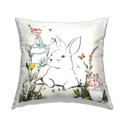 Coussin Curious Bunny Rabbit