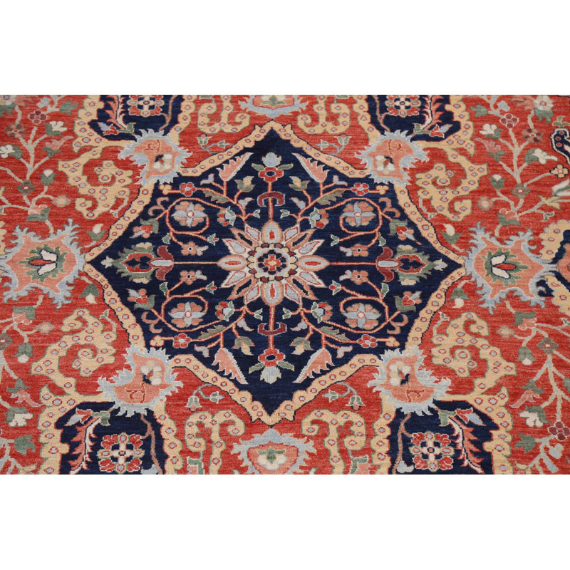 One-of-a-Kind 9'11" X 13'9" Wool Area Rug in Red