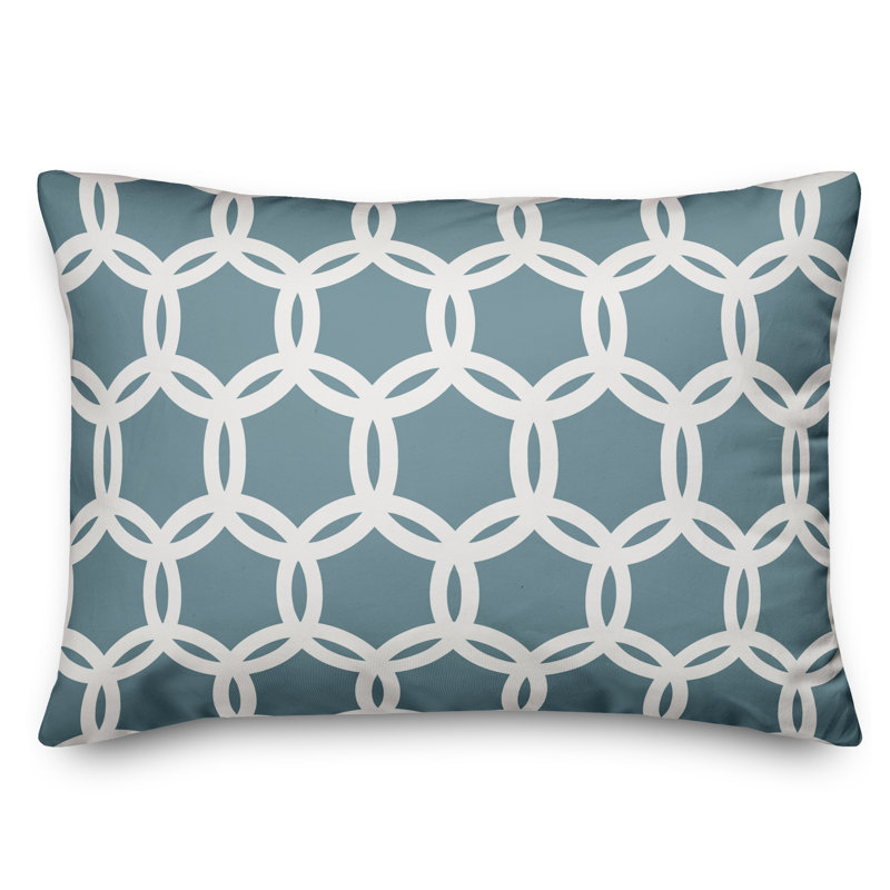  Coussin Lattice, Bleu