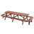 Picnic Table With Benches For 14-16 Persons