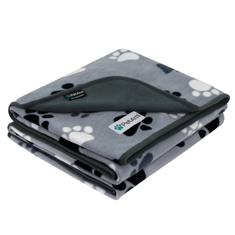 Polyester molletonné gris PET-B9009WP, 40 po x 29 po