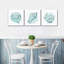 Coquillages et corail, reproduction sur toile-1787314089