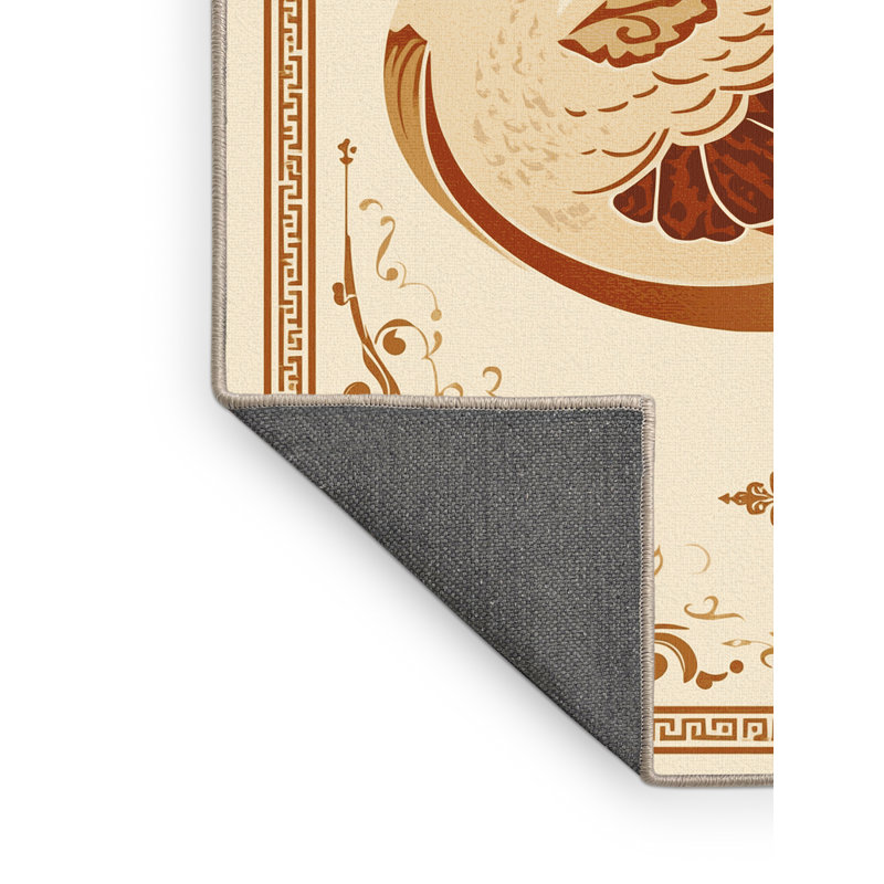Tapis oriental moelleux moelleux et doux de style oriental Ahmad Swan, 8 x 12