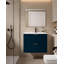 Meuble-lavabo mural à deux tiroirs 31 "Rhythim - bleu marine-87459694