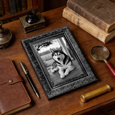 Cadre photo mural 8 "x 10" noir 1PC pour cadeaux de Noël