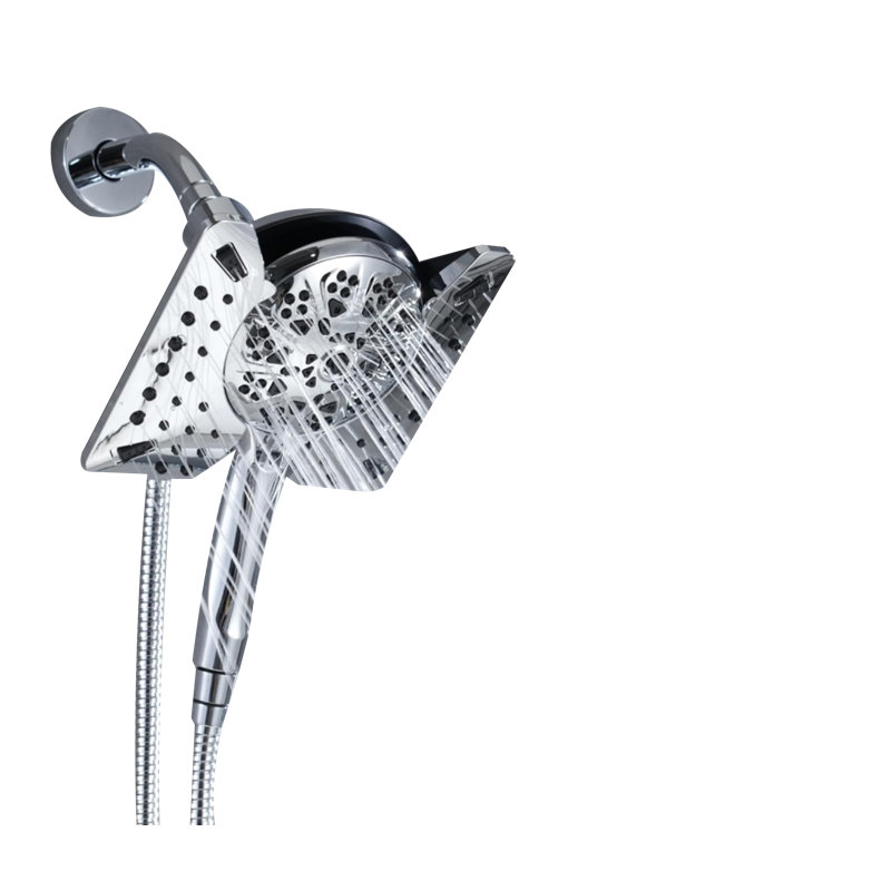 2.5GPM Shower Heads With Handheld Spray Combo, Chrome