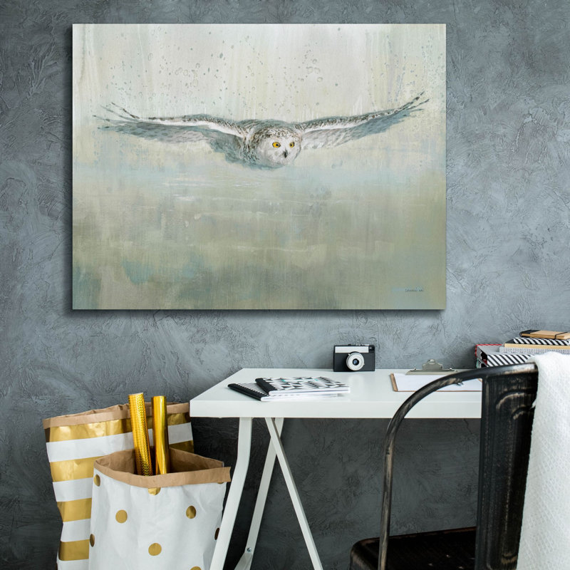 «Soaring Neutral» par Danhui Nai, art mural sur toile, H 26 po x l 34 po