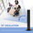 37.75" Tower Fan Cooling For Bedroom With 3 Speed, 12H Timer, Oscillating, LED Sensor Panel, Remote Control, White-69434499