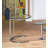 Juliet Glass Top End Table