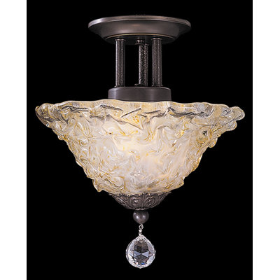 Montville Glass Semi Flush Mount
