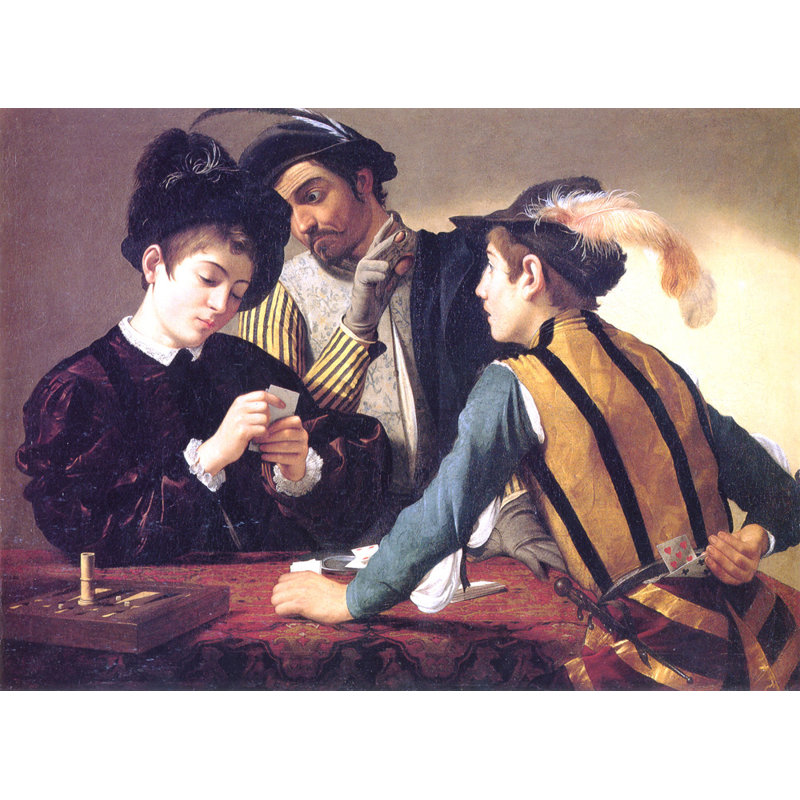 Jeu de cartes, H 17 po x l 24 po