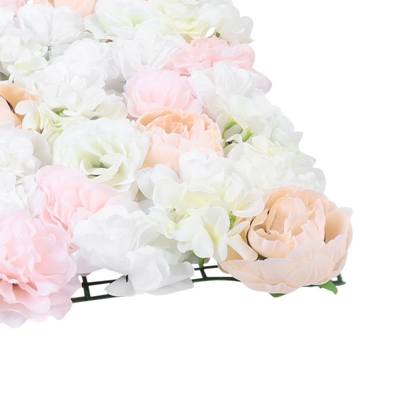 Panneau mural en soie artificielle pour mariage et plusieurs fêtes, Gris rosé pâle