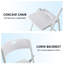 Chaises pliantes en plastique (ensemble de 4)-1627090997